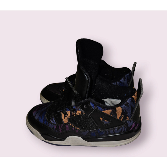 Jordan Retro 4 SE Rush Violet (BQ9041 005) Boys size 10 - Picture 5 of 13